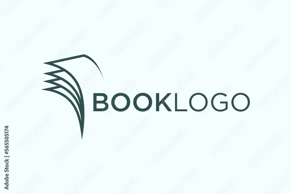 Obraz premium Open Book Logo