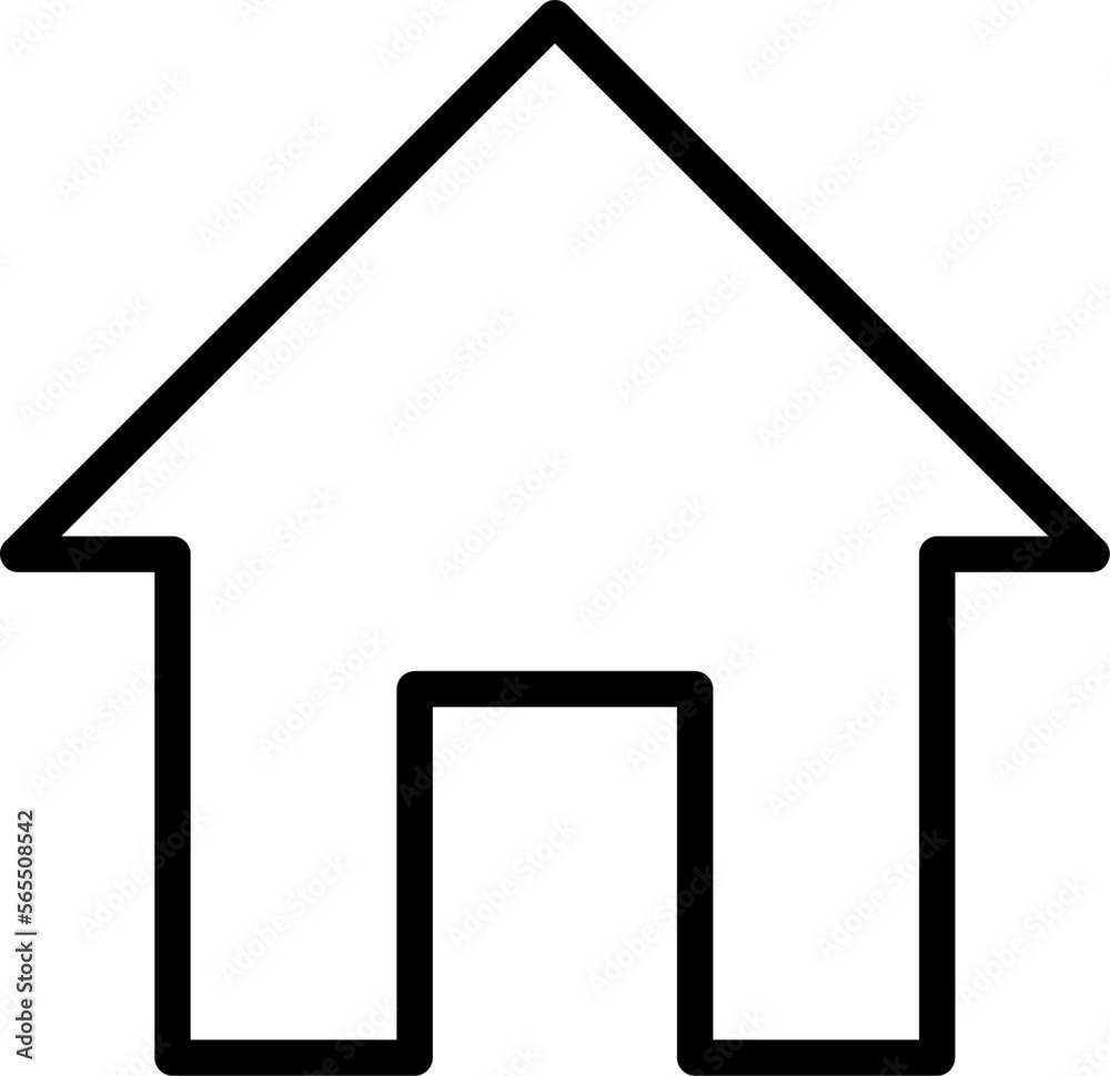 House vector icon trendy style illustration on white background House vector icon trendy style illustration on white background