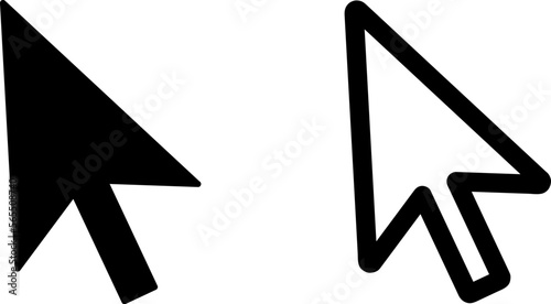 Pointer Cursor Arrow Icon trendy style illustration on white background..eps