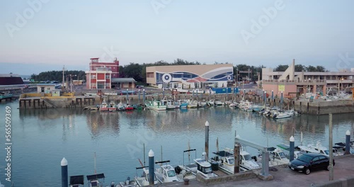 Yongan Fishing Port in Taoyuan of Taiwan photo