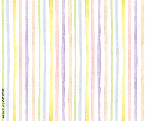 background with hand painted watercolor stripes