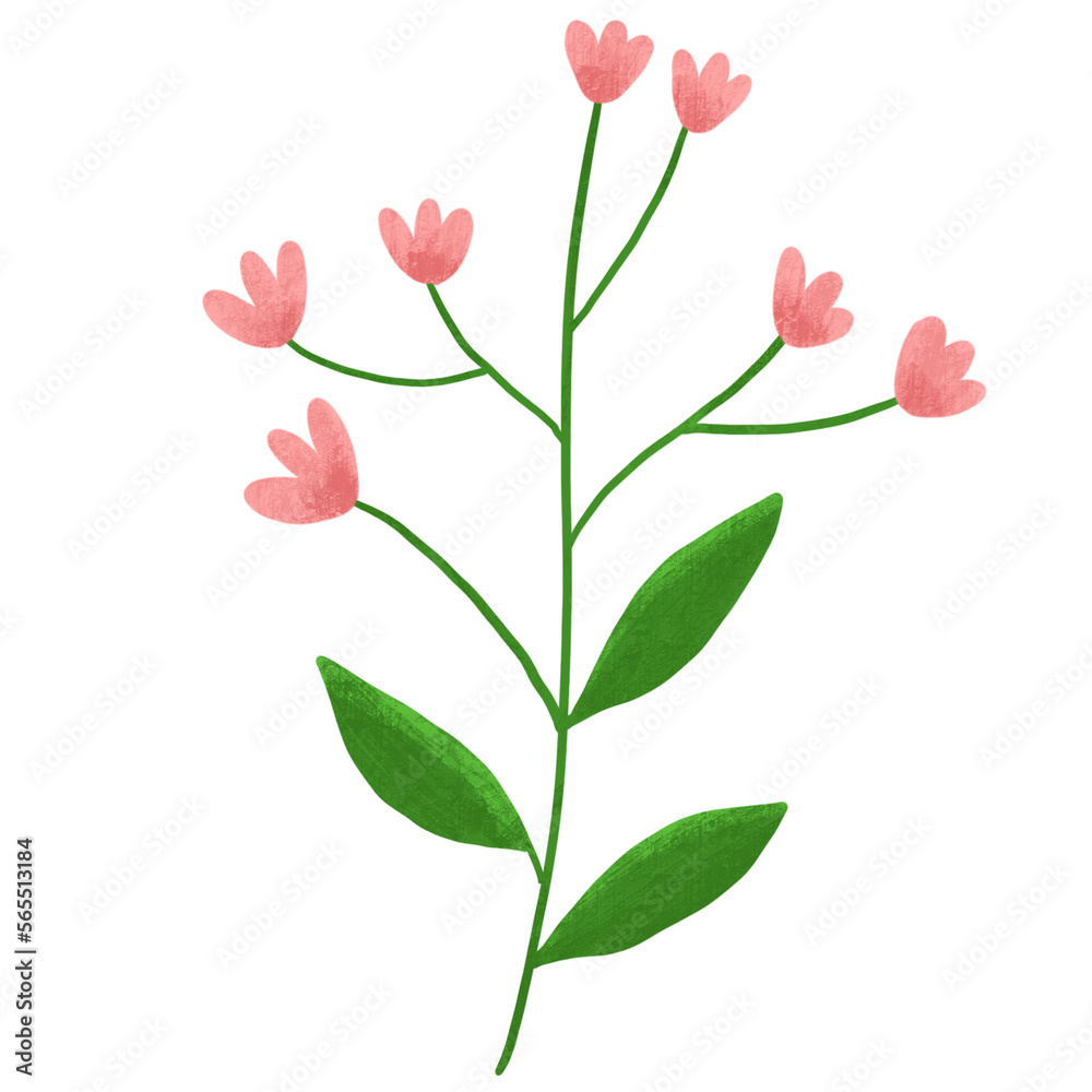 Spring flower and blooming clipart.