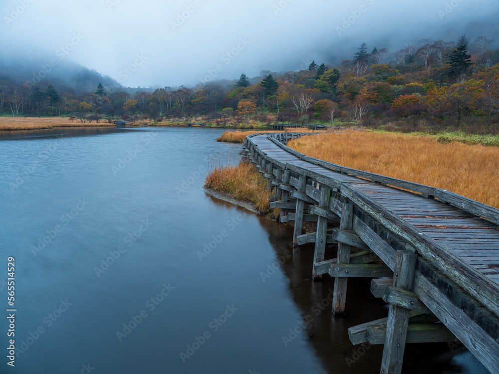 秋の赤城山・覚満淵 秋の赤城山・覚満淵