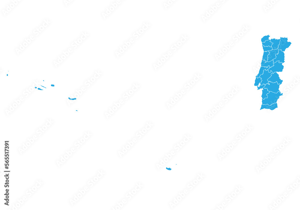 portugal map High detailed blue map of portugal on PNG transparent background. portugal map High detailed blue map of portugal on PNG transparent background.