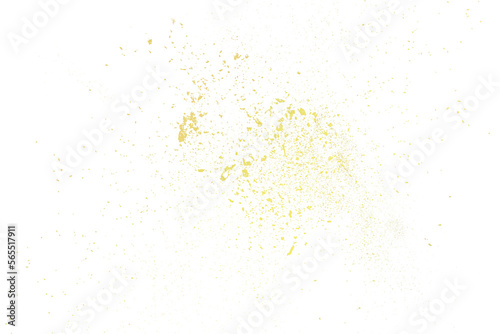 Freeze motion of Golden powder explosion