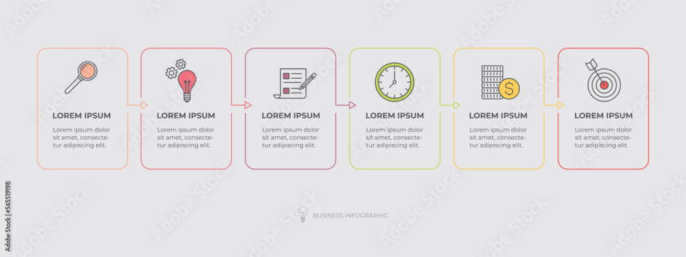 Business infographic vectors design template Business infographic vectors design template
