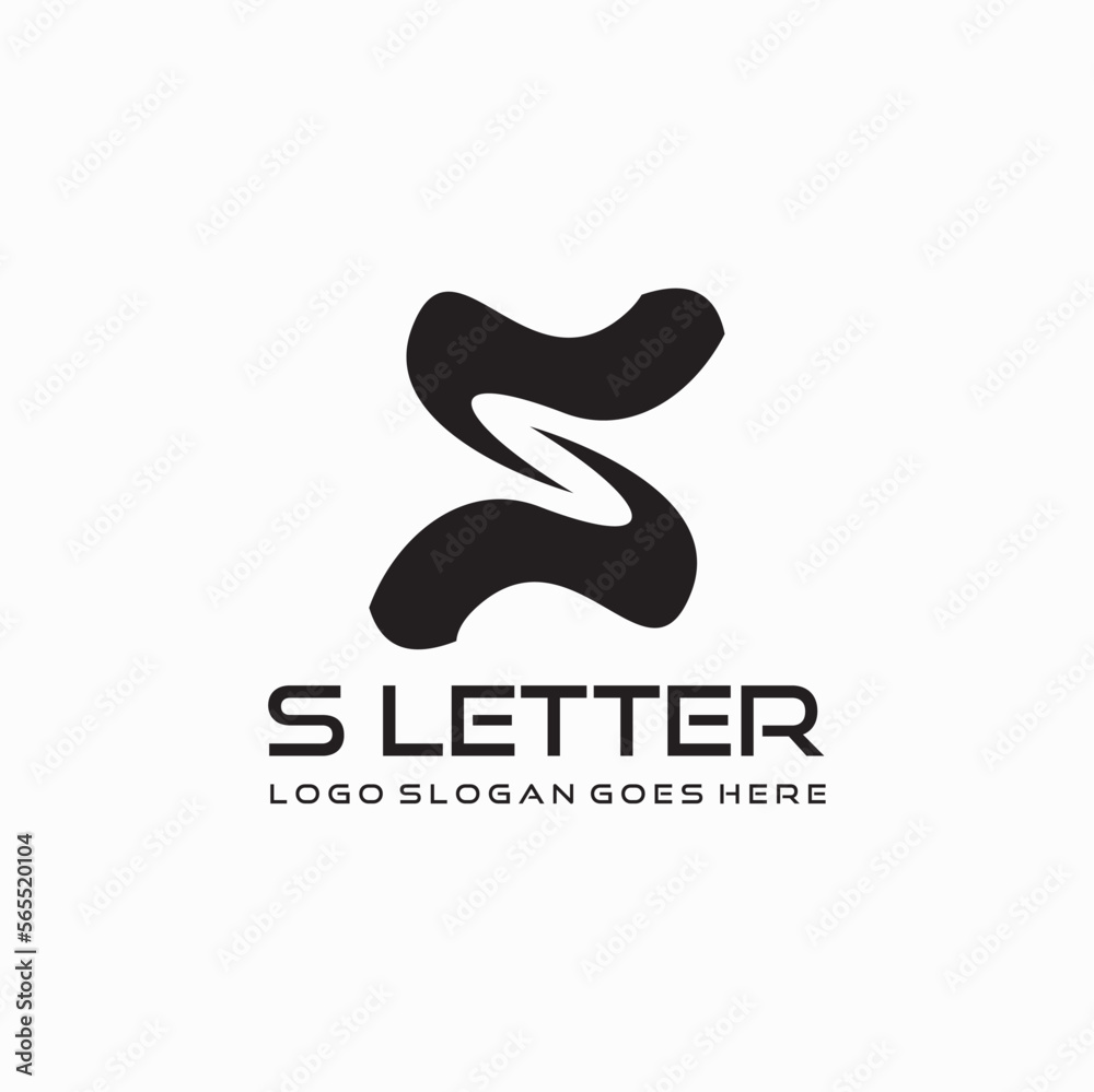 Fototapeta premium S letter logo vector image