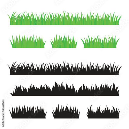 grass icon shape vector design