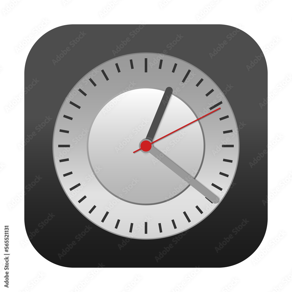 Digital widget user interface clock for decoration graphic design is file png Digital widget user interface clock for decoration graphic design is file png