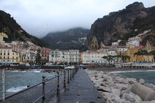 View of Amalfi coast in Italy © HanzoPhoto