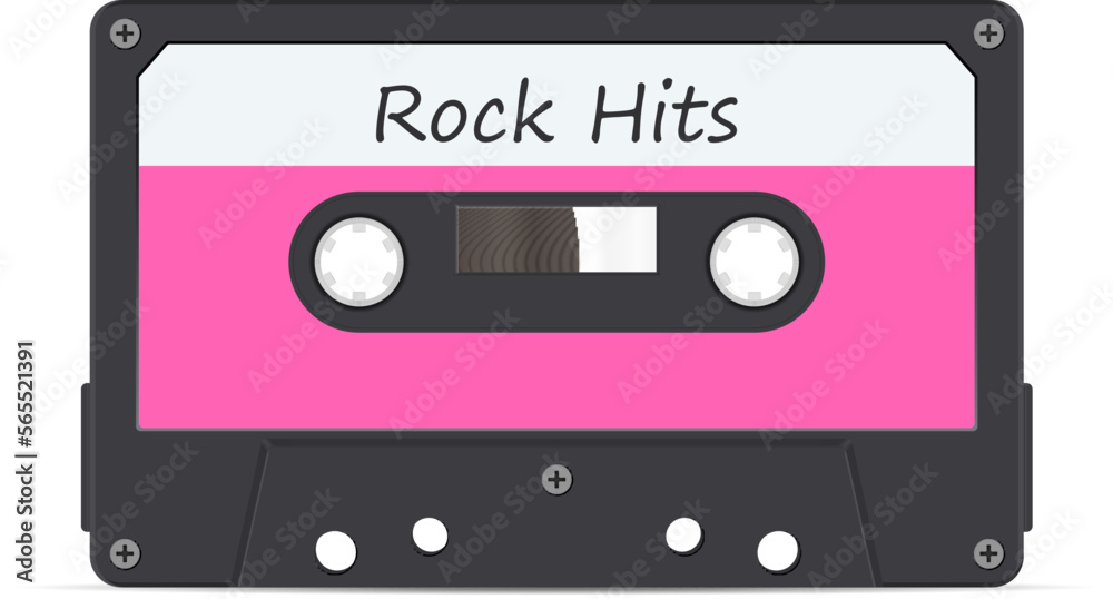 Cassette tape rock hits