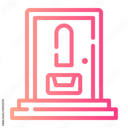 door gradient icon