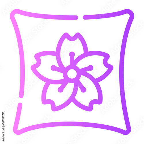 pillows gradient icon