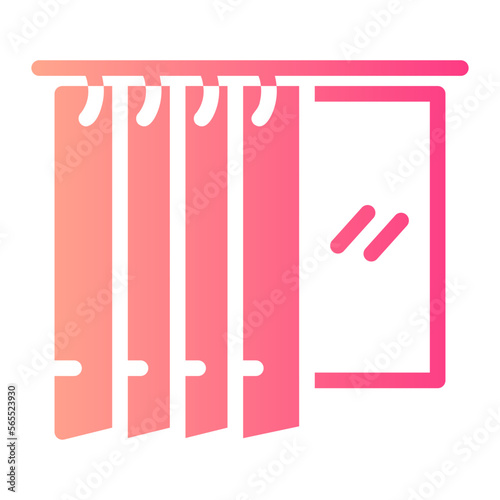blinds gradient icon