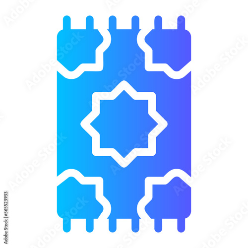 rug gradient icon