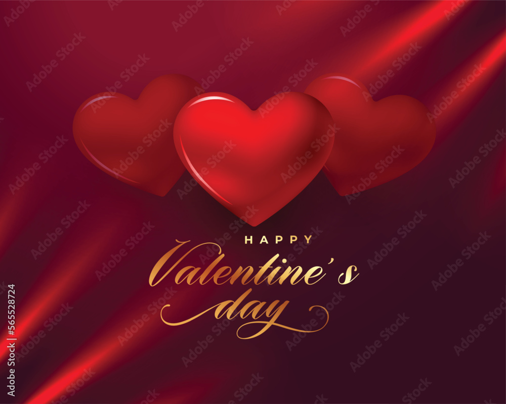 valentine's day love hearts background with light effect valentine's day love hearts background with light effect