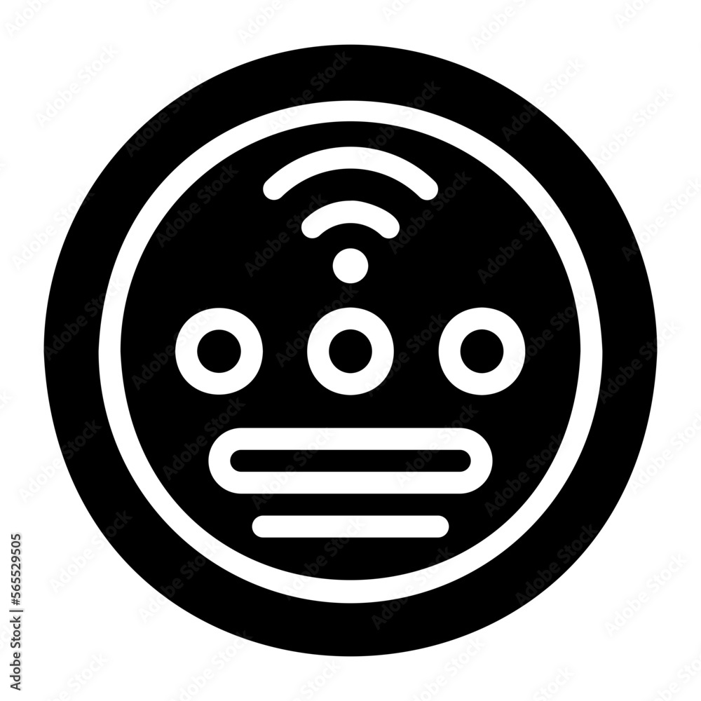 Fototapeta premium sensor glyph icon