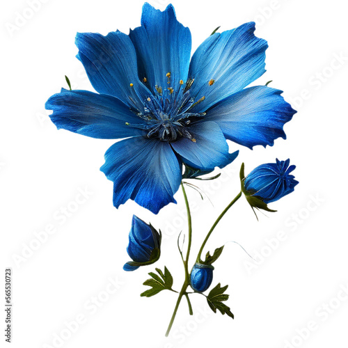 flower daisy blue flax flora blossom bloom petal nature garden floweret floret blue