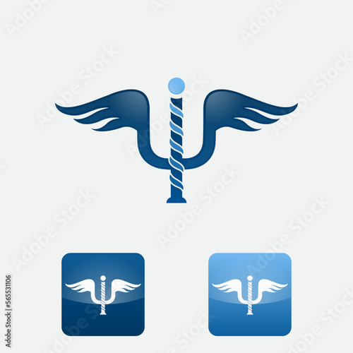 modern logo template pharmacy and medicine, easy to make and suitable for companies with vector eps format
