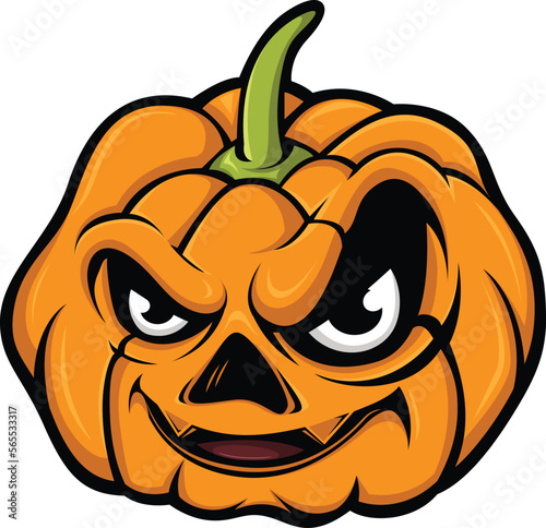  illustration vector graphic of pumpkins mascot good for logo sport ,t-shirt ,logo photo