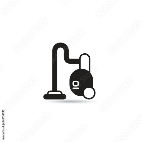 vacuum cleaner icon on white background