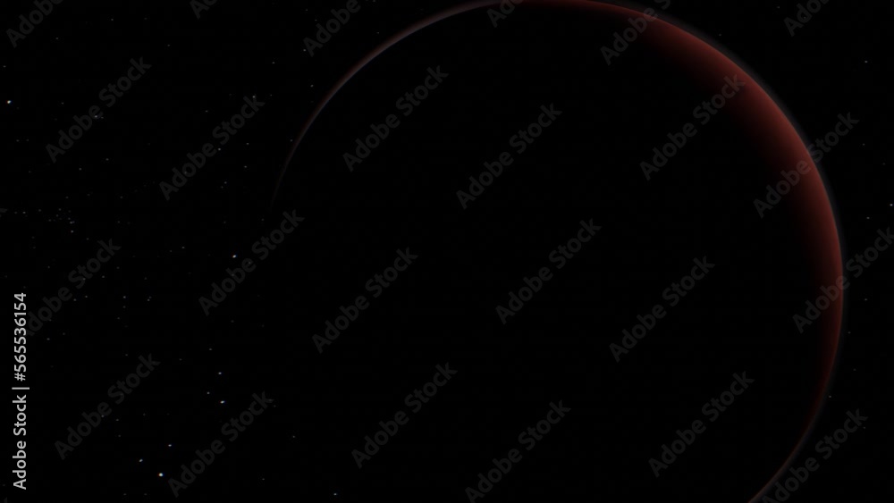 Planet Mars With Sun In Space Planet Mars With Sun In Space