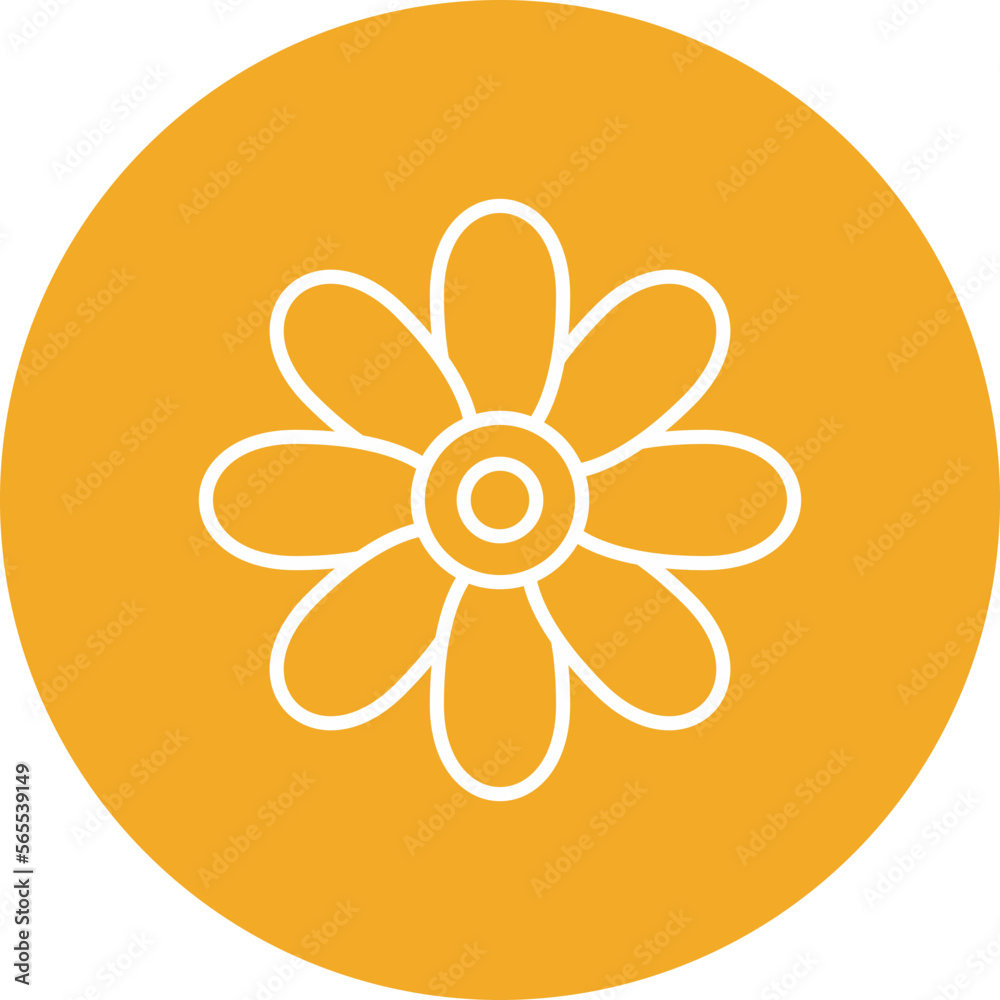 Chamomile Flower Icon Chamomile Flower Icon