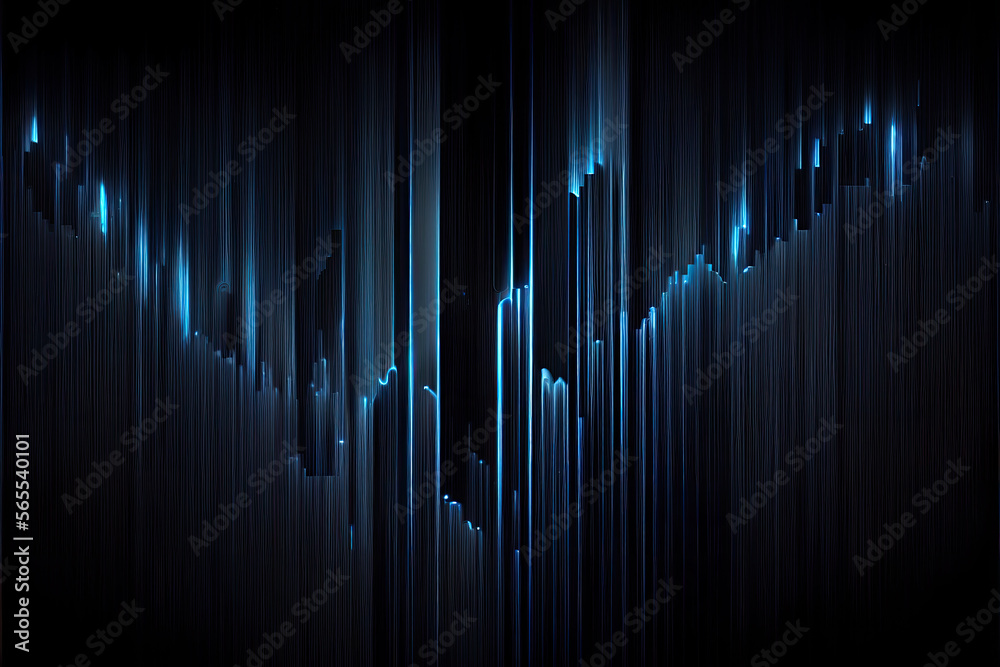 Dark tone blue light chip background, sense of technology, minimalism, black background Dark tone blue light chip background, sense of technology, minimalism, black background