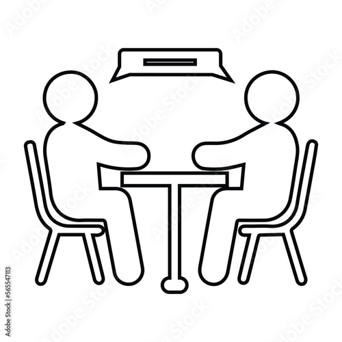Business, meeting, consultancy icon