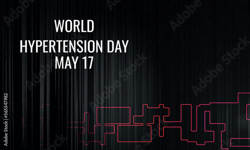 hypertension day. Design suitable for greeting card poster and banner