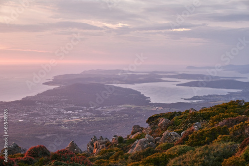 Sunrise at Mount Wellington
