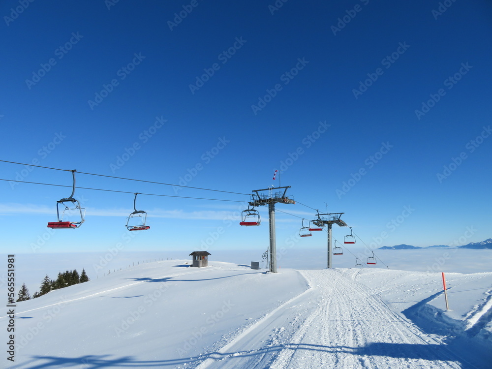 Obraz premium Winter in den Begen