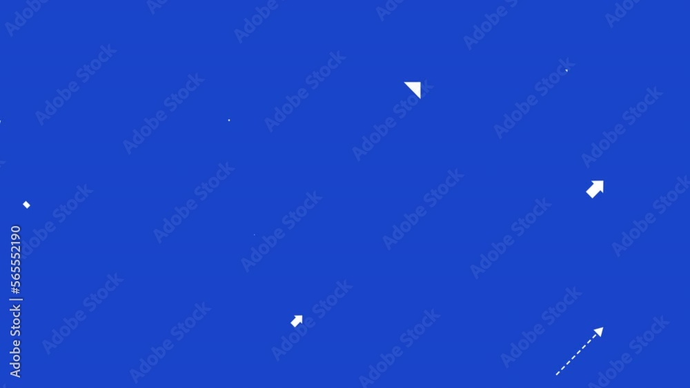 Blue background with lines and arrows Blue background with lines and arrows