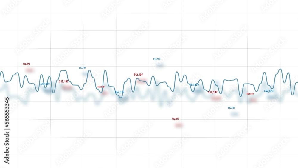 Linear graph with rapidly changing number. Graphs and business concepts.
Linear graph with rapidly changing number. Graphs and business concepts.
