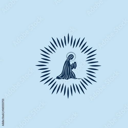 THESE HIGH QUALITY MOTHER MARIA VECTOR FOR USING VARIOUS TYPES OF DESIGN WORKS LIKE T-SHIRT, LOGO, TATTOO AND HOME WALL DESIGN
 photo