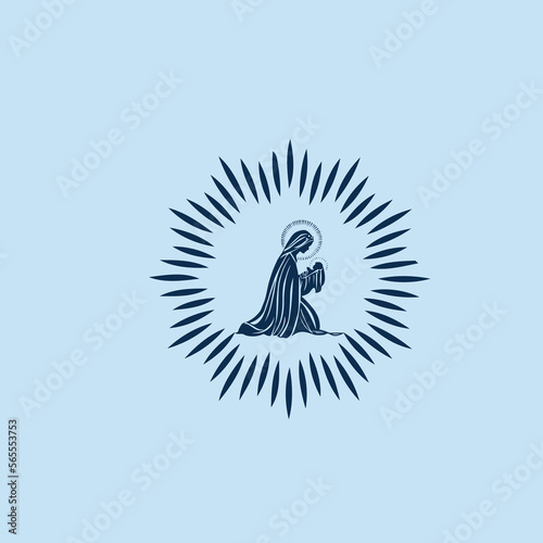 THESE HIGH QUALITY MOTHER MARIA VECTOR FOR USING VARIOUS TYPES OF DESIGN WORKS LIKE T-SHIRT, LOGO, TATTOO AND HOME WALL DESIGN
