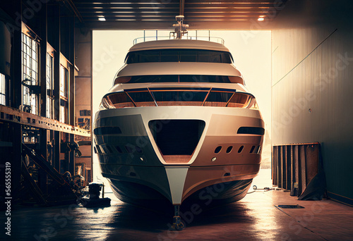 boat production is still visible..