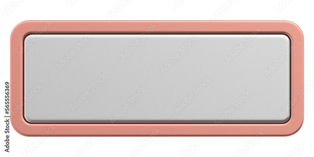3D button. Empty button. 3D illustration. 3D button. Empty button. 3D illustration.