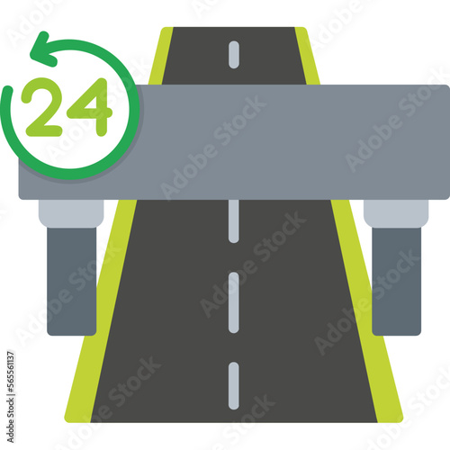 Toll Road Icon