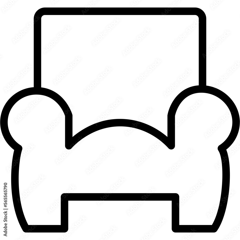 sofa line icon sofa line icon