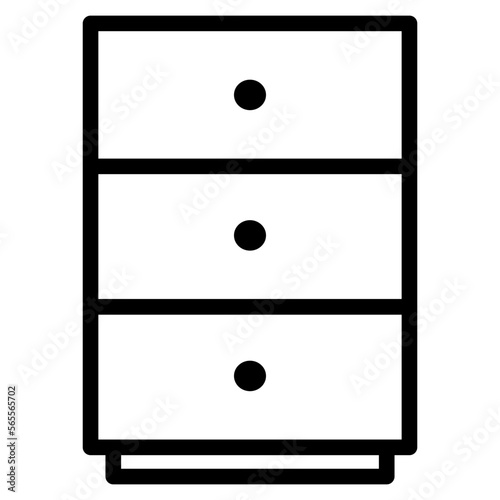 drawer line icon