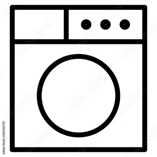 washing machine line icon