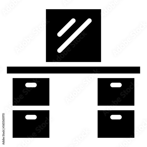 dressers glyph icon