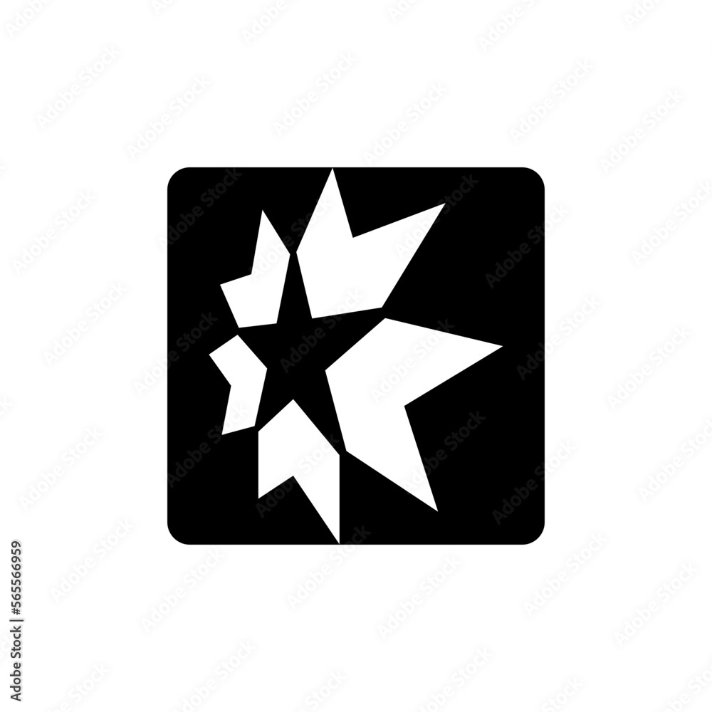 Fototapeta premium star logo 