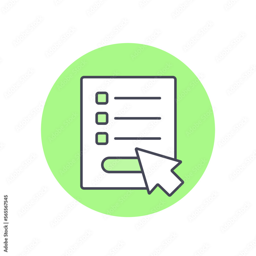 online survey icon for apps and web online survey icon for apps and web
