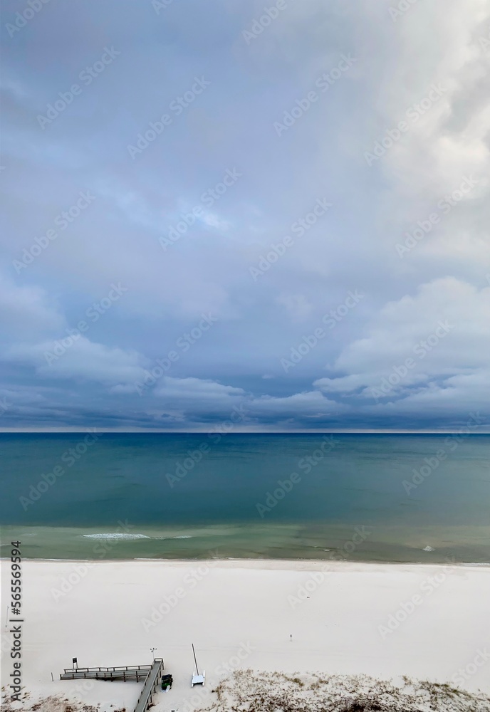 clouds over the gulf