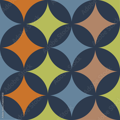 Geometric digital illustration with elements and abstract colorful textures. Design for textiles, postcards, brochures, presentations and advertising templates. Fashionable artistic print and backgrou