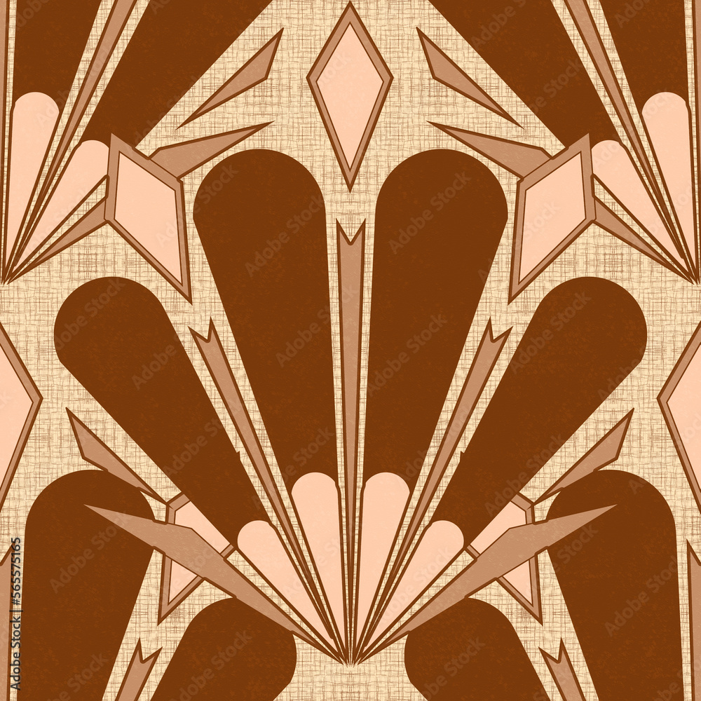 1920 Vintage Pattern 8 Earthy
