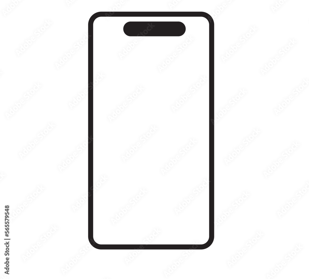 Smart phone vector design. Mobile phone design on white background. Smart phone vector design. Mobile phone design on white background.