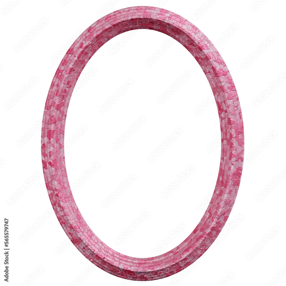 Elliptical Pink Textured Frame Border Elliptical Pink Textured Frame Border